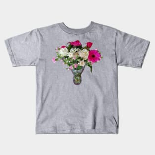 Flowers in a Vase Floral Photo Kids T-Shirt